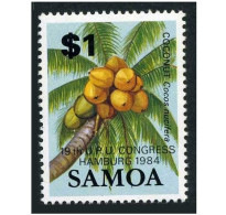 Samoa 628, MNH. Michel 544. 19th Congress UPU Hamburg-1984. Coconut. - Samoa (Staat)