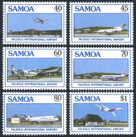 Samoa 711-716, MNH. Michel 635-640. Faleolo International Airport, 1988. Planes. - Samoa (Staat)