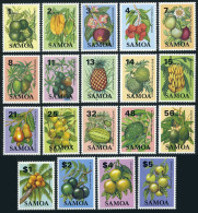 Samoa 600-618, MNH. Mi 516-534. Local Fruits 1983-1984. Limes, Star Fruit, Mango - Samoa