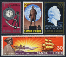 Samoa 329-332, MNH. Mi 222-225. Capt.James Cook, Exploration South Pacific-200. - Samoa (Staat)