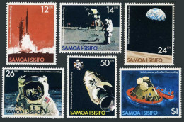 Samoa 507-512, MNH. Michel 407-412. 1st Moon Landing 10th Ann. 1979. - Samoa