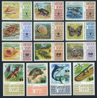 Samoa 369-378C, MNH. Mi 262-271,284/319. Shells, Insects, Turtle,Lizard,Lobster, - Samoa
