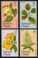 Samoa 562-565,565a, MNH. Christmas 1981. Flowers. Milo Tree Blossom,Copper Leaf, - Samoa