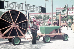 1975 TRACTOR JOHN DEERE EXPOSITION PORTUGAL 35mm AMATEUR DIAPOSITIVE SLIDE Not PHOTO No FOTO NB4131 - Diapositive