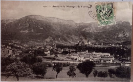 CPA  Circulée 1907, Annecy (Haute Savoie) -  Annecy Et La Montagne De Veyrier  (31) - Annecy