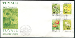 Tuvalu 625-628, FDC. Michel 650-653. Wild Flowers 1993. - Tuvalu