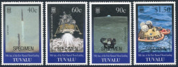 Tuvalu 800-803 SPECIMEN,MNH.Mi 832-835. 1st Manned Moon Landing,30th Ann.1999. - Tuvalu (fr. Elliceinseln)