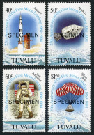 Tuvalu 680a-680d SPECIMEN,MNH.Mi 701-704. 1st Manned Moon Landing,25th Ann.1994. - Tuvalu