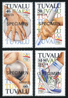 Tuvalu 612-615 SPECIMEN,MNH.Mi 633-636. Olympics Barcelona-1992.Discus,Javelin, - Tuvalu (fr. Elliceinseln)