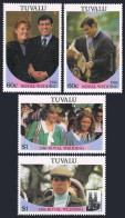 Tuvalu 389-390 Ab,MNH.Mi 377-380. Prince Andrew,Sarah Ferguson Wedding,1986. - Tuvalu (fr. Elliceinseln)