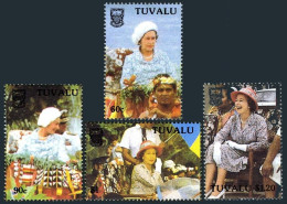 Tuvalu 507-510,MNH.Mi 528-531. National Independence,10,1988.Queen Elizabeth II. - Tuvalu