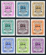 Tuvalu J1a-J9a,MNH.Michel P1C-P9C. Due Stamps Inscribed 1982 Or 1983.Arms. - Tuvalu