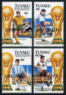Tuvalu 666-669 SPECIMEN,MNH.Michel 687-690. World Cup Soccer USA-1994. - Tuvalu
