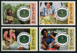 Tuvalu 689-692, MNH. Michael 713-716. FAO, 50th Ann. 1995. Vegetables. - Tuvalu