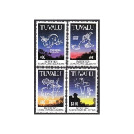 Tuvalu 586-589, MNH. Michel 607-610. Constellations 1992. Southern Fish,Scorpio, - Tuvalu