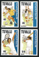 Tuvalu 574-577, MNH. Mi 595-598. South Pacific Games 1991. Soccer, Volleyball, - Tuvalu (fr. Elliceinseln)
