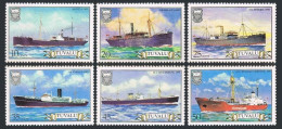 Tuvalu 216-221,MNH.Mi 207-212. Ships 1984. Titus,Malaita,Aymeric,Anshun,Bowring. - Tuvalu (fr. Elliceinseln)