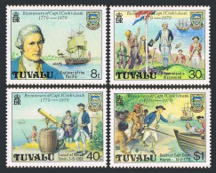 Tuvalu 114-117,MNH.Michel 101-104. Capt James Cook,200th Death Ann.1979. - Tuvalu (fr. Elliceinseln)