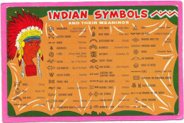 INDIENS - Indian Symbols - Indiani Dell'America Del Nord