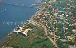 72054938 St_Augustine Castillo De San Marcos Bay Front Bridge Of Lions Aerial Vi - Sonstige & Ohne Zuordnung