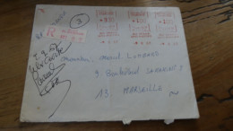 Enveloppe Recommandée Nice Pour Marseille 1967  ............BOITE1.......... 532 - 1961-....