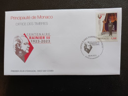 Monaco 2023 Prince RAINIER III Royalty Constitution 1962 Rule Of Law1911 1v FDC PJ - Ungebraucht