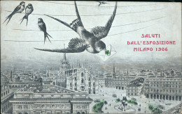 Cs462 Cartolina Saluti Dall'esposizione Di Milano 1906 1906 - Milano (Mailand)