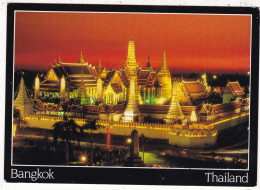 THAILANDE.. BANGKOK (ENVOYE DE). " FRONT VIEW OF THE TEMPLE OF EMERALD BOUDDHA  ". ANNEE 1994 + TEXTE + TIMBRES - Thailand