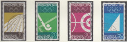 BRD  587-590, Gestempelt, Olympische Spiele München 1972, 1969 - Oblitérés