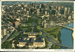 72050333 Philadelphia Pennsylvania Art Museum Benjamin Franklin Parkway Aerial V - Otros & Sin Clasificación