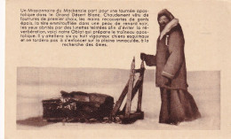 Mission Mackenzie Mgr Breynat Né St Vallier Mort Ecully Oblat Traineau Sled  Indien Indian - Ohne Zuordnung