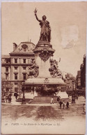 CPA  Non Circulée, Paris - La Statue De La République   (32) - Standbeelden