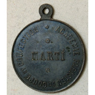 Médaille ESPAGNE  Barcelone – CONCOURS DE MODE 1899 - MARTI - Profesionales / De Sociedad