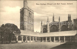 72026004 Oxford Oxfordshire New College Chapel And Bell Tower  - Autres & Non Classés