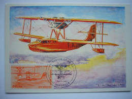 Avion / Airplane / AIR FRANCE / Seaplane : Cams 53 / Carte Maximum - 1919-1938: Interbellum