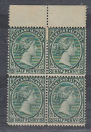 Falkland Islands 1902 Queen Victoria Half Penny Bl Of 4 Unused (59770) - As They Are, See Scan - Falklandinseln