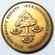 Médaille Afrique Du Sud, OFS Numismatics Society Founding In 1966 - Professionnels / De Société