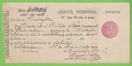 Badajoz - Cédula Personal - Banco - Extremadura - Portugal - España - Cheques & Traveler's Cheques