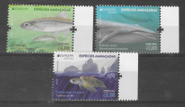 Portugal  / Azoren  / Madeira  07.05.2021 , EUROPA CEPT National Gefährdete Wildtiere - Postfrisch / MNH / (**) - Nuevos