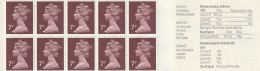 1 BLOCCHETTO UK (XT4138 - Postzegelboekjes