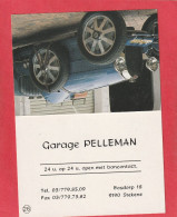 PETIT CALENDRIER 1994 .  GARAGE PELLEMAN . STEKENE . BELGIQUE  .  TRES BEL ETAT - Tamaño Pequeño : 1991-00