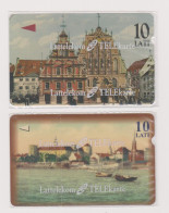 LATVIA Old MINT 2 Phonecards - Lattelecom, Alcatel Bell, 1996, 10+10 Lati , MINT In Blister!!! Very RARE - Latvia