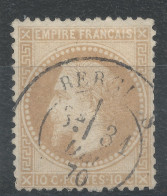 Lot N°83449   N°28B, Oblitéré Cachet à Date De Bergues, Nord (57) - 1863-1870 Napoleone III Con Gli Allori