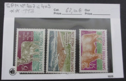 St PIERRE & MIQUELON N°407 à 409 NEUF** TTB COTE 62 EUROS  VOIR SCANS - Unused Stamps