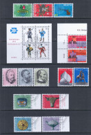 Switzerland 1974 Complete Year Set - Used (CTO) - 26 Stamps + 1 S/s (please See Description) - Usati