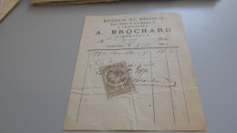 EURE ET LOIR 28 CHATEAUDUN .EPICERIE ET MERCERIE A.BROCHARD 189? - 1800 – 1899