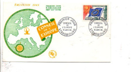 FDC 1965 CONSEIL DE L'EUROPE - 1960-1969