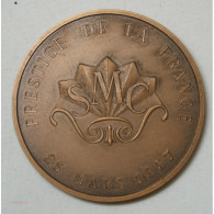 Médaille Prestige De La France, SMC Société Marseillaise De Crédit 25-3-1957 - Professionnels/De Société