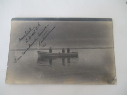 1908 CARTE PHOTO BARQUE INSCRIPTION MONTREAL - Other & Unclassified