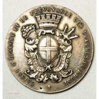 Médaille Argent Conseil Direction Caisse épargne Attribuée 1925 - Profesionales/De Sociedad